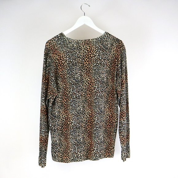 Equipment Raydon Cheetah Print Wool Sweater - Picture 3 of 3